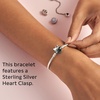 image:imagePANDORA Heart Clasp Snake Chain Bracelet  Heart Clasp  Romantic Jewelry for Her with Gift Box  Compatible Moments Charms  Sterling Silver71 Inches
