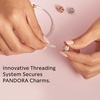 image:imagePANDORA Heart Clasp Snake Chain Bracelet  Heart Clasp  Romantic Jewelry for Her with Gift Box  Compatible Moments Charms  Sterling Silver79 Inches