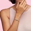image:imagePANDORA Heart Clasp Snake Chain Bracelet  Heart Clasp  Romantic Jewelry for Her with Gift Box  Compatible Moments Charms  Sterling Silver83 Inches
