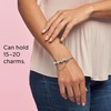 image:imagePANDORA Heart Clasp Snake Chain Bracelet  Heart Clasp  Romantic Jewelry for Her with Gift Box  Compatible Moments Charms  Sterling Silver83 Inches