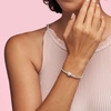 image:imagePANDORA Moments Sparkling Heart Clasp Snake Chain Bracelet  Compatible Moments Charms  Gift for Her63 Inches