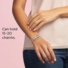 image:imagePANDORA Moments Sparkling Heart Clasp Snake Chain Bracelet  Compatible Moments Charms  Gift for Her75 Inches