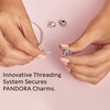 image:imagePANDORA Moments Sparkling Heart Clasp Snake Chain Bracelet  Compatible Moments Charms  Gift for Her75 Inches