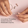 image:imagePANDORA Moments Sparkling Heart Clasp Snake Chain Bracelet  Compatible Moments Charms  Gift for Her75 Inches