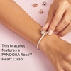 image:imagePANDORA Moments Sparkling Infinity Heart Clasp Snake Chain Bracelet  With Gift BoxSilver