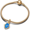 image:imagePANDORA Opalescent Blue Hamsa Hand Dangle Charm  Compatible with PANDORA Moments amp ME  Gift for Her  Stunning Womens Jewelry  14k Gold with Blue Opal  With Gift Box