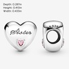 image:imagePANDORA Sisters Love Charm  Compatible Moments  Jewelry for Women  Sterling Silver Bracelet Charm with Cubic Zirconia  Gift with Gift Box