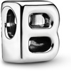 image:imagePandora Alphabet Charm  Compatible Moments  Gift for Her  Made with Sterling Silver  with Gift BoxLetter B