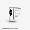 image:imagePandora Alphabet Charm  Compatible Moments  Gift for Her  Made with Sterling Silver  with Gift BoxLetter F