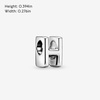 image:imagePandora Alphabet Charm  Compatible Moments  Gift for Her  Made with Sterling Silver  with Gift BoxLetter H