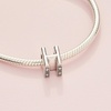 image:imagePandora Alphabet Charm  Compatible Moments  Gift for Her  Made with Sterling Silver  with Gift BoxLetter H