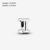 image:imagePandora Alphabet Charm  Compatible Moments  Gift for Her  Made with Sterling Silver  with Gift BoxLetter I