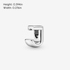 image:imagePandora Alphabet Charm  Compatible Moments  Gift for Her  Made with Sterling Silver  with Gift BoxLetter J