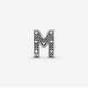 image:imagePandora Alphabet Charm  Compatible Moments  Gift for Her  Made with Sterling Silver  with Gift BoxLetter M
