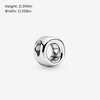 image:imagePandora Alphabet Charm  Compatible Moments  Gift for Her  Made with Sterling Silver  with Gift BoxLetter O