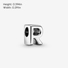image:imagePandora Alphabet Charm  Compatible Moments  Gift for Her  Made with Sterling Silver  with Gift BoxLetter R