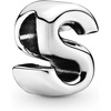 image:imagePandora Alphabet Charm  Compatible Moments  Gift for Her  Made with Sterling Silver  with Gift BoxLetter S