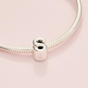 image:imagePandora Alphabet Charm  Compatible Moments  Gift for Her  Made with Sterling Silver  with Gift BoxLetter S