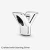 image:imagePandora Alphabet Charm  Compatible Moments  Gift for Her  Made with Sterling Silver  with Gift BoxLetter Y