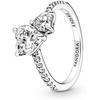image:imagePandora Double Heart Sparkling Ring  Sterling Silver Ring for Women  Gift for Her Sterling Silver with Clear Cubic Zirconia  With Gift Box