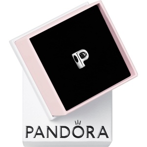 image:imagePandora Alphabet Charm  Compatible Moments  Gift for Her  Made with Sterling Silver  with Gift BoxLetter P