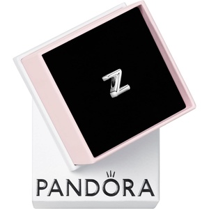 image:imagePandora Alphabet Charm  Compatible Moments  Gift for Her  Made with Sterling Silver  with Gift BoxLetter Z
