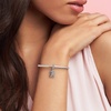 image:imagePANDORA 21st Celebration Dangle Charm  Compatible Moments  Sterling Silver with Clear Cubic Zirconia  Gift for Her  Jewelry for Women with Gift Box