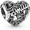 image:imagePANDORA Family Heart Charm  Meaningful Family Keepsake Gift  Jewelry for Women with Gift Box  Compatible Moments Charm Bracelets  Sterling Silver