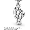 image:imagePANDORA Interlocking Hearts Dangle Charm  Compatible Moments  Stunning Womens Jewelry  Gift for Her  Made with Sterling Silver amp Cubic Zirconia  With Gift Box