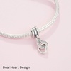 image:imagePANDORA Interlocking Hearts Dangle Charm  Compatible Moments  Stunning Womens Jewelry  Gift for Her  Made with Sterling Silver amp Cubic Zirconia  With Gift Box