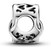 image:imagePANDORA Love You Mom Infinity Heart Charm  Engraved Mom Heart Design  Mothers Day Jewelry with Gift Box  Compatible Moments Charm Bracelets  Sterling Silver
