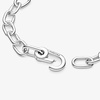 image:imagePANDORA ME Link Chain Bracelet  Bracelet for Women  Compatible with ME Charms  Features 2 Connectors  Gift for Her  Sterling Silver  With Gift Box63 Inches