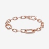 image:imagePANDORA ME Link Chain Bracelet  Bracelet for Women  Compatible with ME Charms  Features 2 Connectors  Gift for Her  Sterling Silver  With Gift Box79 Inches