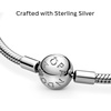 image:imagePANDORA Moments Snake Chain Bracelet  HandFinished Charm Bracelet  Jewelry for Her with Gift Box  Compatible Moments Charms  Sterling Silver90 Inches
