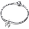image:imagePANDORA Splittable Mother amp Daughter Dangle Charm  Compatible with PANDORA Me amp Moments  Gift for Women  Sterling Silver with Clear Cubic Zirconia  With Gift Box