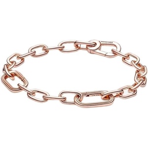 image:imagePANDORA ME Link Chain Bracelet  Bracelet for Women  Compatible with ME Charms  Features 2 Connectors  Gift for Her  Sterling Silver  With Gift Box69 Inches