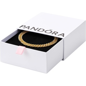 image:imagePANDORA Timeless Pav Cuban Chain Bracelet  Includes Gift BoxGold