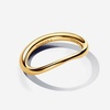 image:imagePANDORA Essence Organically Shaped Band Ring  14k GoldPlated Ring  Gift for Women  Includes Gift Box45