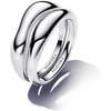 image:imagePANDORA Essence Organically Shaped Stacking Rings  Sterling Silver Ring  Layering amp Stacking Ring for Women  Includes Gift Box9