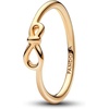 image:imagePANDORA Infinity Knot Ring Shine 14k GoldPlated Ring for Women  Layering or Stackable Ring  Gift for Her  With Gift Box