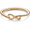 image:imagePANDORA Infinity Knot Ring Shine 14k GoldPlated Ring for Women  Layering or Stackable Ring  Gift for Her  With Gift Box