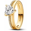 image:imagePANDORA Timeless Double Band Heart Ring  Includes Gift BoxGold