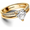 image:imagePANDORA Timeless Double Band Heart Ring  Includes Gift BoxGold