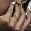 image:imagePANDORA Timeless Wish Sparkling Heart Ring  Gift for Her 14k GoldPlated Shine with Cubic Zirconia