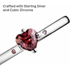 image:imagePANDORA You amp Me Sparkling Red Heart Ring  Sterling Silver Ring for Women  Layering or Stackable Ring  Gift for Her Sterling Silver with Red Cubic Zirconia  With Gift Box