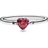 image:imagePANDORA You amp Me Sparkling Red Heart Ring  Sterling Silver Ring for Women  Layering or Stackable Ring  Gift for Her Sterling Silver with Red Cubic Zirconia  With Gift Box
