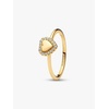 image:imagePANDORAEngravable Heart Halo RingWith Gift BoxGold