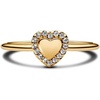 image:imagePANDORAEngravable Heart Halo RingWith Gift BoxGold