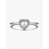 image:imagePANDORAEngravable Heart Halo RingWith Gift BoxSilver