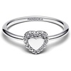 image:imagePANDORAEngravable Heart Halo RingWith Gift BoxSilver